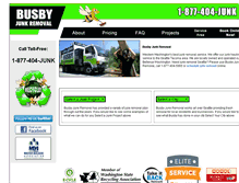 Tablet Screenshot of busbyjunkremoval.com